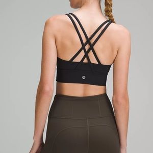 lululemon energy longline bra, medium support size 6